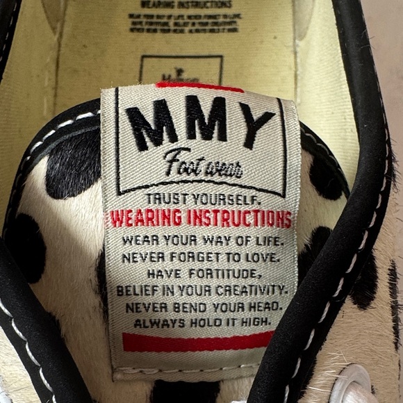 Low top calf hair Sneakers with Dalmatian print - Picture 3 of 14